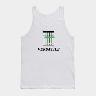 B Versatile B Guitar Chord Tab Light Theme Tank Top